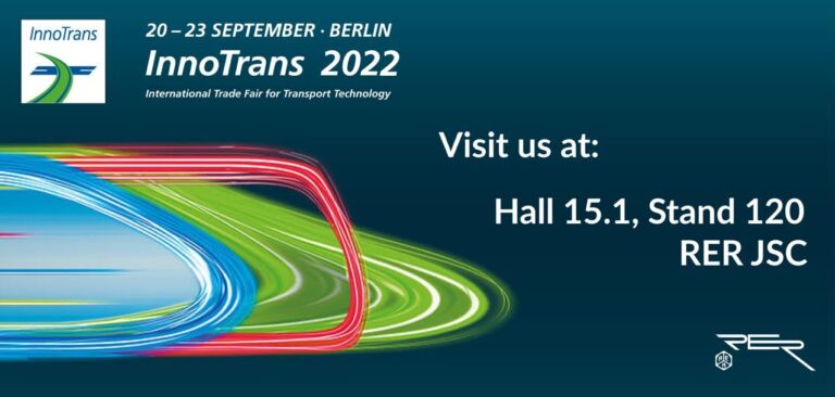 RER’s Journey to InnoTrans 2022 RER’s Journey to InnoTrans 2022