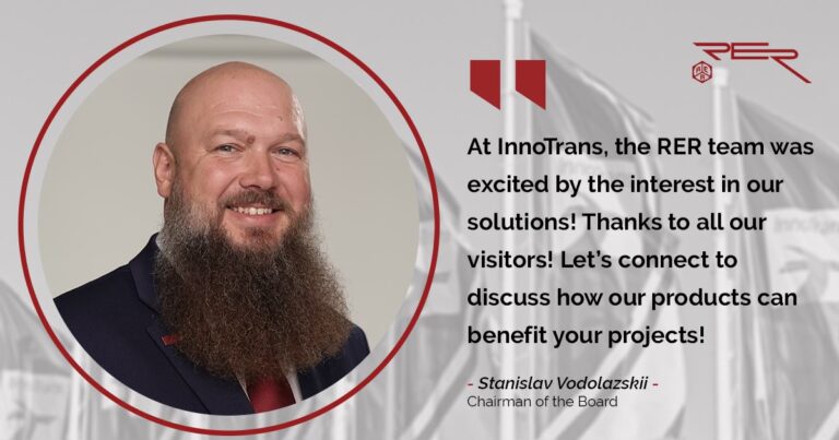 Stanislav Vodolazskii shares his thoughts on InnoTrans: