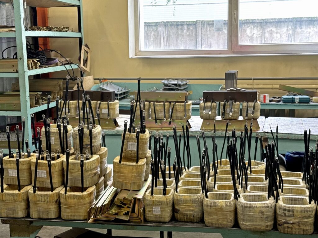 Our transformer assembly area