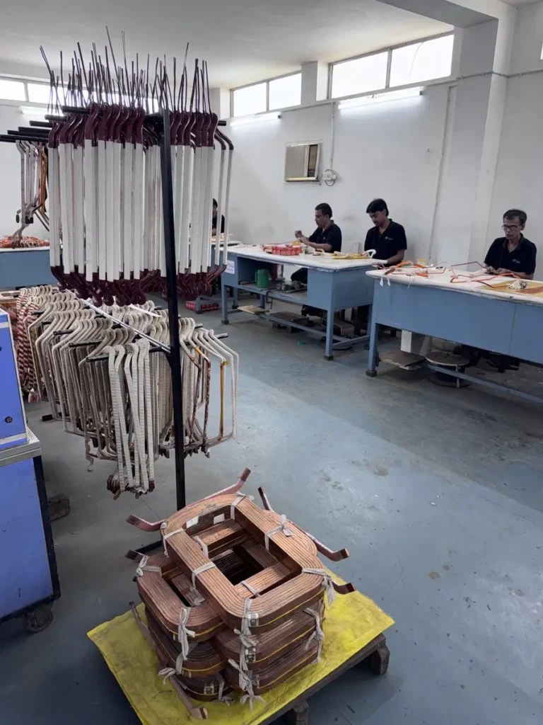 RER management team's visit to Shanker Coils Pvt. Ltd. in India