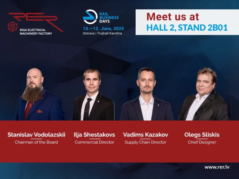 RER manufactures what powers electric trains, and we’re showcasing it at RAIL BUSINESS DAYS 2025 RER manufactures what powers electric trains, and we’re showcasing it at RAIL BUSINESS DAYS 2025