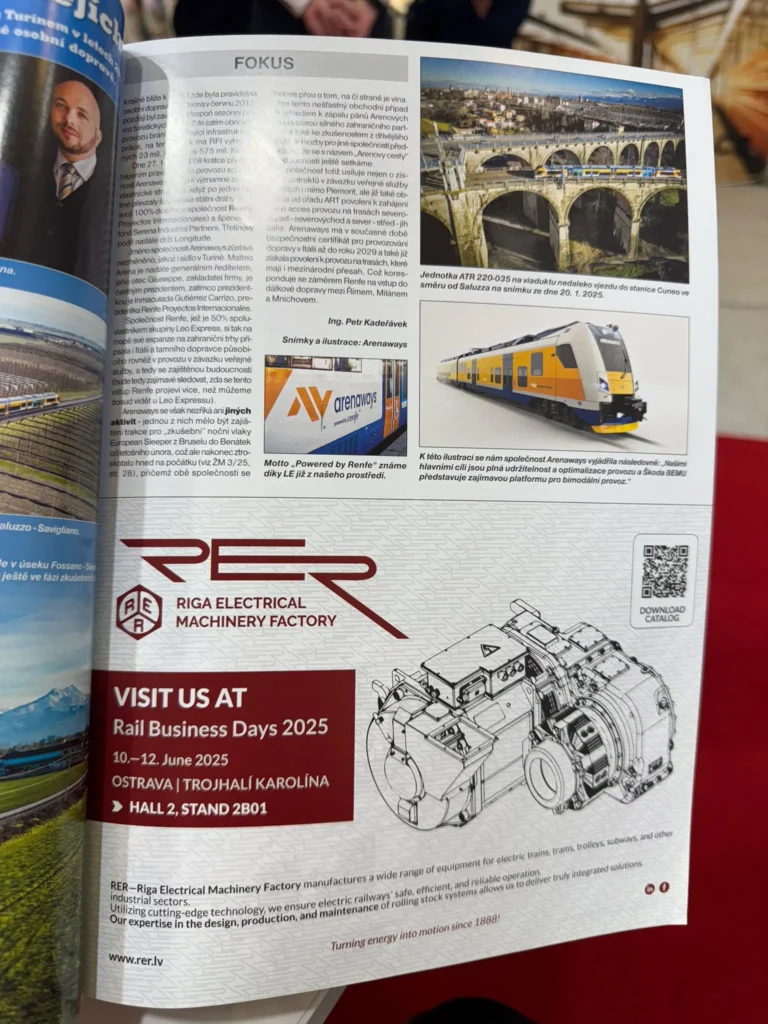 The latest issue of Železničný magazín is packed with valuable content — from infrastructure updates to cutting-edge railway technologies
