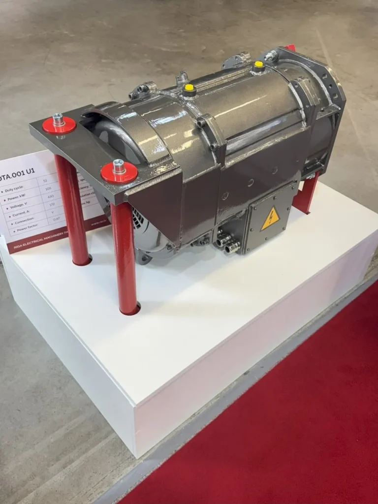 New in 2025: RER Traction Motor for Urban Trams