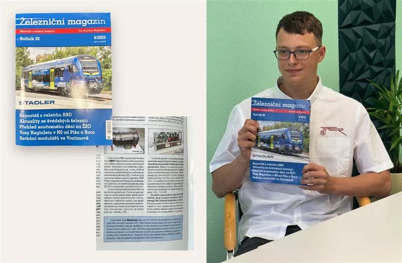 The Rail Business Days exhibition drew significant coverage in the Czech Republic’s leading industry magazine, Železniční magazín