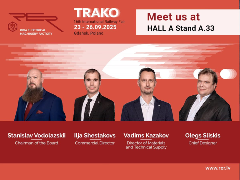 RER at TRAKO 16th International Railway Fair 23–26 September 2025