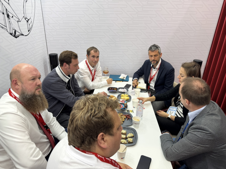 Day 2 at TRAKO 2025 — the coffee helps, but it’s the conversations that really energize us