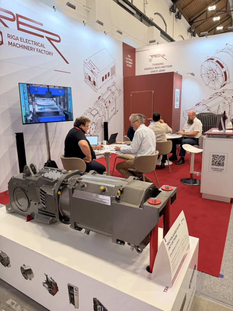 RER - Riga Electrical Machinery Factory at RAIL BUSINESS DAYS 2026 in Ostrava