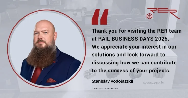 Stanislav Vodolazskii shares his thoughts on Rail Business Days 2026