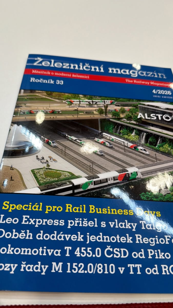 The latest issue of Železnični magazín