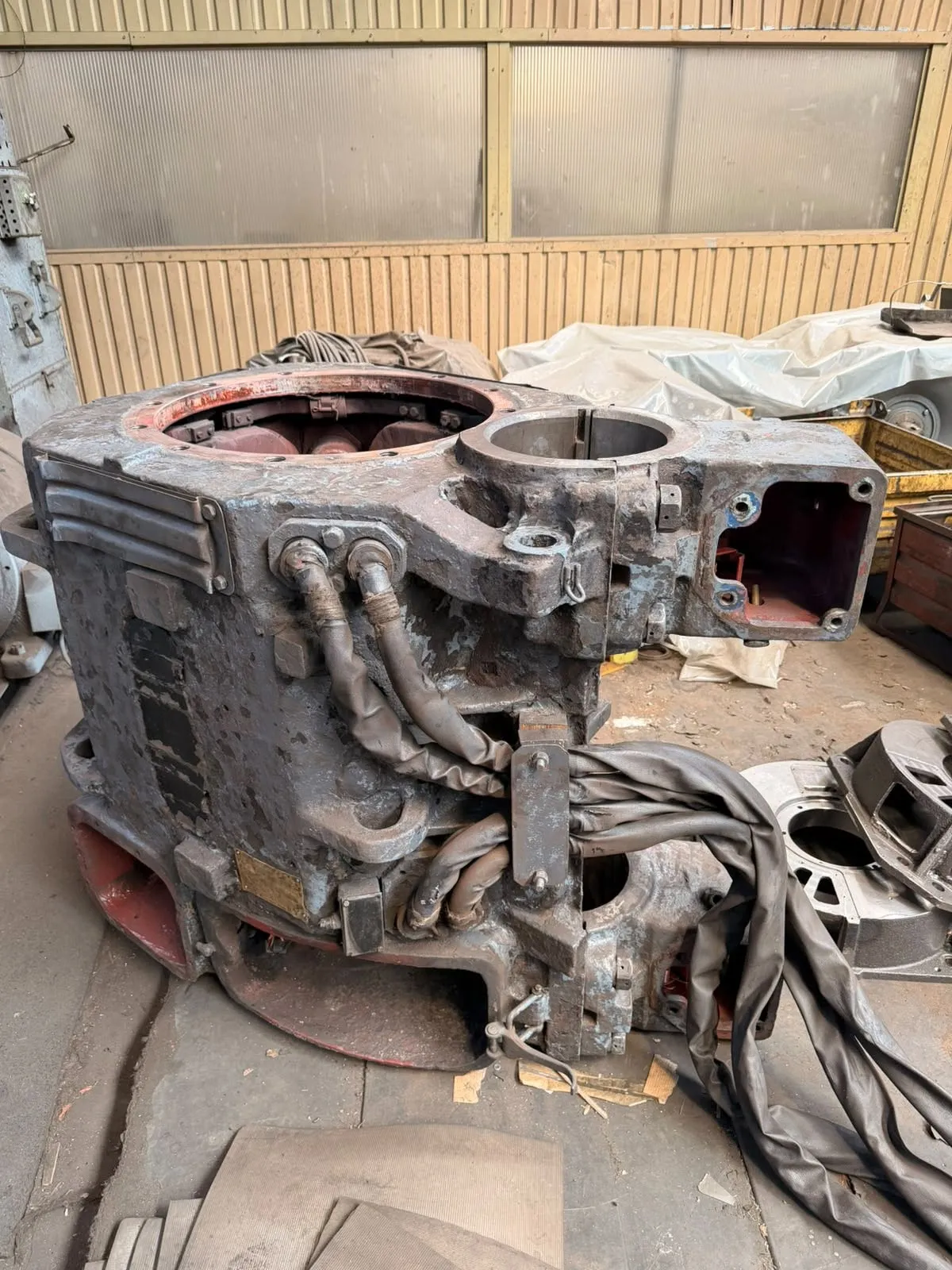 traction motor that's been in service for decades restored to full performance